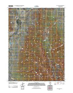 Silo Canyon Nevada Historical topographic map, 1:24000 scale, 7.5 X 7.5 Minute, Year 2012