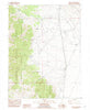Silver Canyon Nevada Historical topographic map, 1:24000 scale, 7.5 X 7.5 Minute, Year 1982