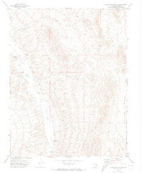 Silver King Mtn SW Nevada Historical topographic map, 1:24000 scale, 7.5 X 7.5 Minute, Year 1971