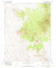 Silver King Mtn Nevada Historical topographic map, 1:24000 scale, 7.5 X 7.5 Minute, Year 1971