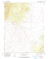 Silver King Well Nevada Historical topographic map, 1:24000 scale, 7.5 X 7.5 Minute, Year 1971