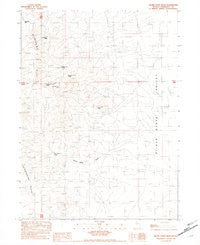 Silver State Draw Nevada Historical topographic map, 1:24000 scale, 7.5 X 7.5 Minute, Year 1982