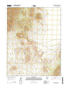 Silver King Well Nevada Current topographic map, 1:24000 scale, 7.5 X 7.5 Minute, Year 2014