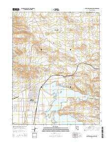 Silver Springs North Nevada Current topographic map, 1:24000 scale, 7.5 X 7.5 Minute, Year 2014