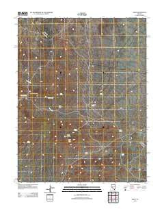 Simon Nevada Historical topographic map, 1:24000 scale, 7.5 X 7.5 Minute, Year 2012