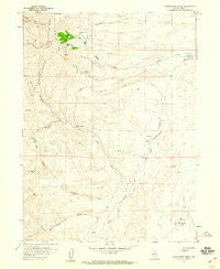 Singletree Creek Nevada Historical topographic map, 1:24000 scale, 7.5 X 7.5 Minute, Year 1958