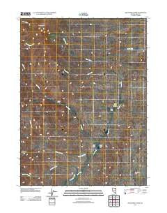 Singletree Creek Nevada Historical topographic map, 1:24000 scale, 7.5 X 7.5 Minute, Year 2012