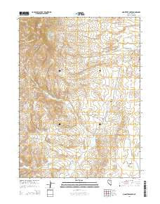 Singletree Creek Nevada Current topographic map, 1:24000 scale, 7.5 X 7.5 Minute, Year 2014