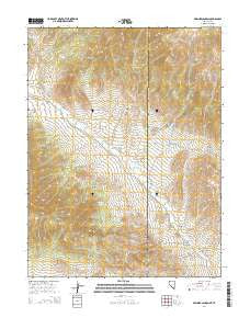 Skinner Canyon Nevada Current topographic map, 1:24000 scale, 7.5 X 7.5 Minute, Year 2014