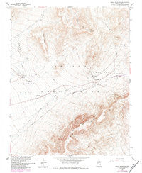 Skull Mountain Nevada Historical topographic map, 1:24000 scale, 7.5 X 7.5 Minute, Year 1961