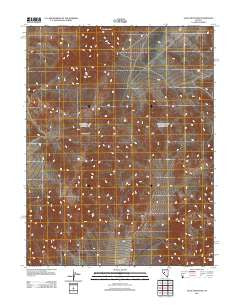 Slate Mountain Nevada Historical topographic map, 1:24000 scale, 7.5 X 7.5 Minute, Year 2011