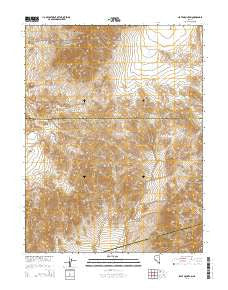 Slate Mountain Nevada Current topographic map, 1:24000 scale, 7.5 X 7.5 Minute, Year 2014