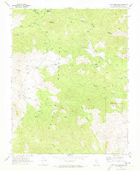 Slidy Mountain Nevada Historical topographic map, 1:24000 scale, 7.5 X 7.5 Minute, Year 1969