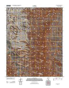 Sloan NE Nevada Historical topographic map, 1:24000 scale, 7.5 X 7.5 Minute, Year 2012