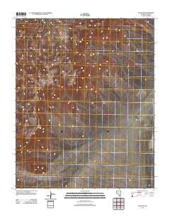 Sloan SE Nevada Historical topographic map, 1:24000 scale, 7.5 X 7.5 Minute, Year 2012