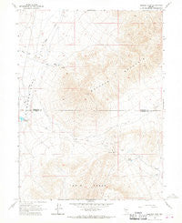Smelser Pass Nevada Historical topographic map, 1:24000 scale, 7.5 X 7.5 Minute, Year 1965
