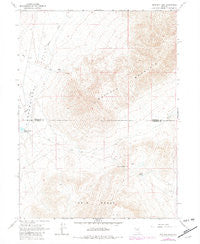 Smelser Pass Nevada Historical topographic map, 1:24000 scale, 7.5 X 7.5 Minute, Year 1965