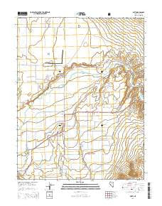 Smith Nevada Current topographic map, 1:24000 scale, 7.5 X 7.5 Minute, Year 2014