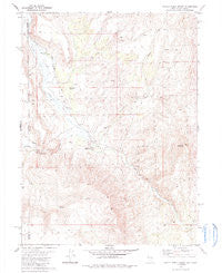 Smoke Creek Ranch Nevada Historical topographic map, 1:24000 scale, 7.5 X 7.5 Minute, Year 1980