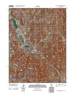 Smoke Creek Ranch Nevada Historical topographic map, 1:24000 scale, 7.5 X 7.5 Minute, Year 2011
