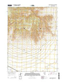Snow Water Lake NE Nevada Current topographic map, 1:24000 scale, 7.5 X 7.5 Minute, Year 2014
