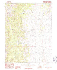 Snowball Ranch Nevada Historical topographic map, 1:24000 scale, 7.5 X 7.5 Minute, Year 1990