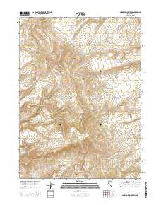 Snowstorm Mountain Nevada Current topographic map, 1:24000 scale, 7.5 X 7.5 Minute, Year 2015
