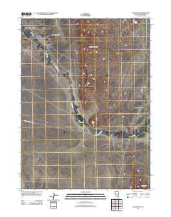 Sod House Nevada Historical topographic map, 1:24000 scale, 7.5 X 7.5 Minute, Year 2011