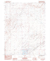 Soda Lake NW Nevada Historical topographic map, 1:24000 scale, 7.5 X 7.5 Minute, Year 1985