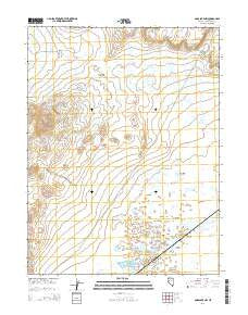 Soda Lake NW Nevada Current topographic map, 1:24000 scale, 7.5 X 7.5 Minute, Year 2014