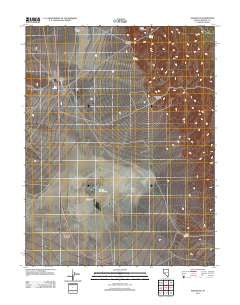 Sodaville Nevada Historical topographic map, 1:24000 scale, 7.5 X 7.5 Minute, Year 2011