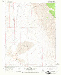Sodaville Nevada Historical topographic map, 1:24000 scale, 7.5 X 7.5 Minute, Year 1967
