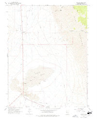 Sodaville Nevada Historical topographic map, 1:24000 scale, 7.5 X 7.5 Minute, Year 1967