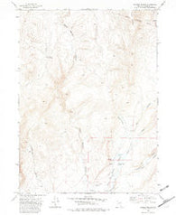 Soldier Meadow Nevada Historical topographic map, 1:24000 scale, 7.5 X 7.5 Minute, Year 1972