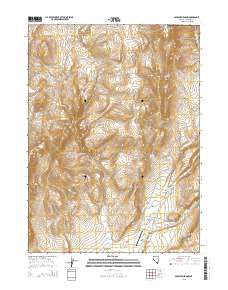 Soldier Meadow Nevada Current topographic map, 1:24000 scale, 7.5 X 7.5 Minute, Year 2015