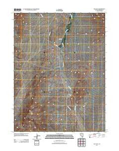 Sou Hills Nevada Historical topographic map, 1:24000 scale, 7.5 X 7.5 Minute, Year 2011