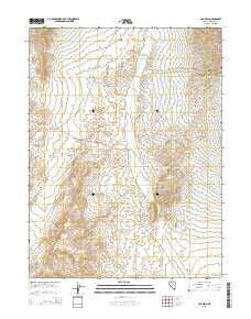 Sou Hills Nevada Current topographic map, 1:24000 scale, 7.5 X 7.5 Minute, Year 2014