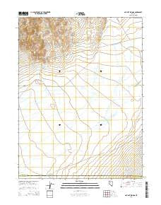 Sou Hot Springs Nevada Current topographic map, 1:24000 scale, 7.5 X 7.5 Minute, Year 2014