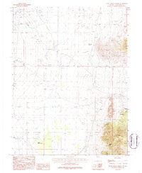 South Bastian Spring Nevada Historical topographic map, 1:24000 scale, 7.5 X 7.5 Minute, Year 1986