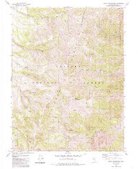 South Toiyabe Peak Nevada Historical topographic map, 1:24000 scale, 7.5 X 7.5 Minute, Year 1979
