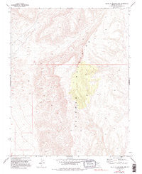 South of Delamar Lake Nevada Historical topographic map, 1:24000 scale, 7.5 X 7.5 Minute, Year 1969