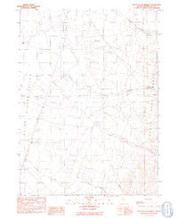 South of McDermitt Nevada Historical topographic map, 1:24000 scale, 7.5 X 7.5 Minute, Year 1991