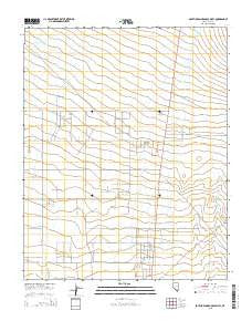 South of Amargosa Valley Nevada Current topographic map, 1:24000 scale, 7.5 X 7.5 Minute, Year 2015