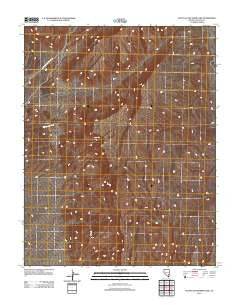 South of Delamar Lake Nevada Historical topographic map, 1:24000 scale, 7.5 X 7.5 Minute, Year 2012