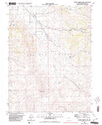 Spanish Springs Peak Nevada Historical topographic map, 1:24000 scale, 7.5 X 7.5 Minute, Year 1980