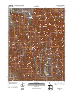 Spanish Flat Nevada Historical topographic map, 1:24000 scale, 7.5 X 7.5 Minute, Year 2011