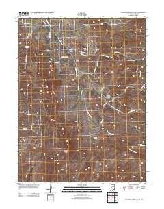 Spanish Springs Peak Nevada Historical topographic map, 1:24000 scale, 7.5 X 7.5 Minute, Year 2011