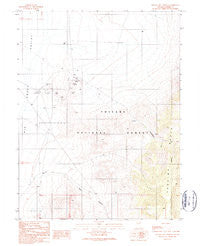 Spencer Hot Springs Nevada Historical topographic map, 1:24000 scale, 7.5 X 7.5 Minute, Year 1989