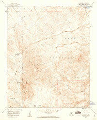 Spirit Mtn Nevada Historical topographic map, 1:24000 scale, 7.5 X 7.5 Minute, Year 1959