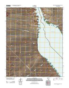 Spirit Mountain NW Nevada Historical topographic map, 1:24000 scale, 7.5 X 7.5 Minute, Year 2012